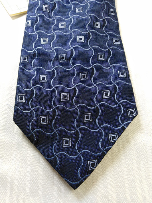 INTERNO 8 100% SILK TIE SETA CRAVATTA NECKTIE MADE IN ITALY VINTAGE CLASSIC TAG