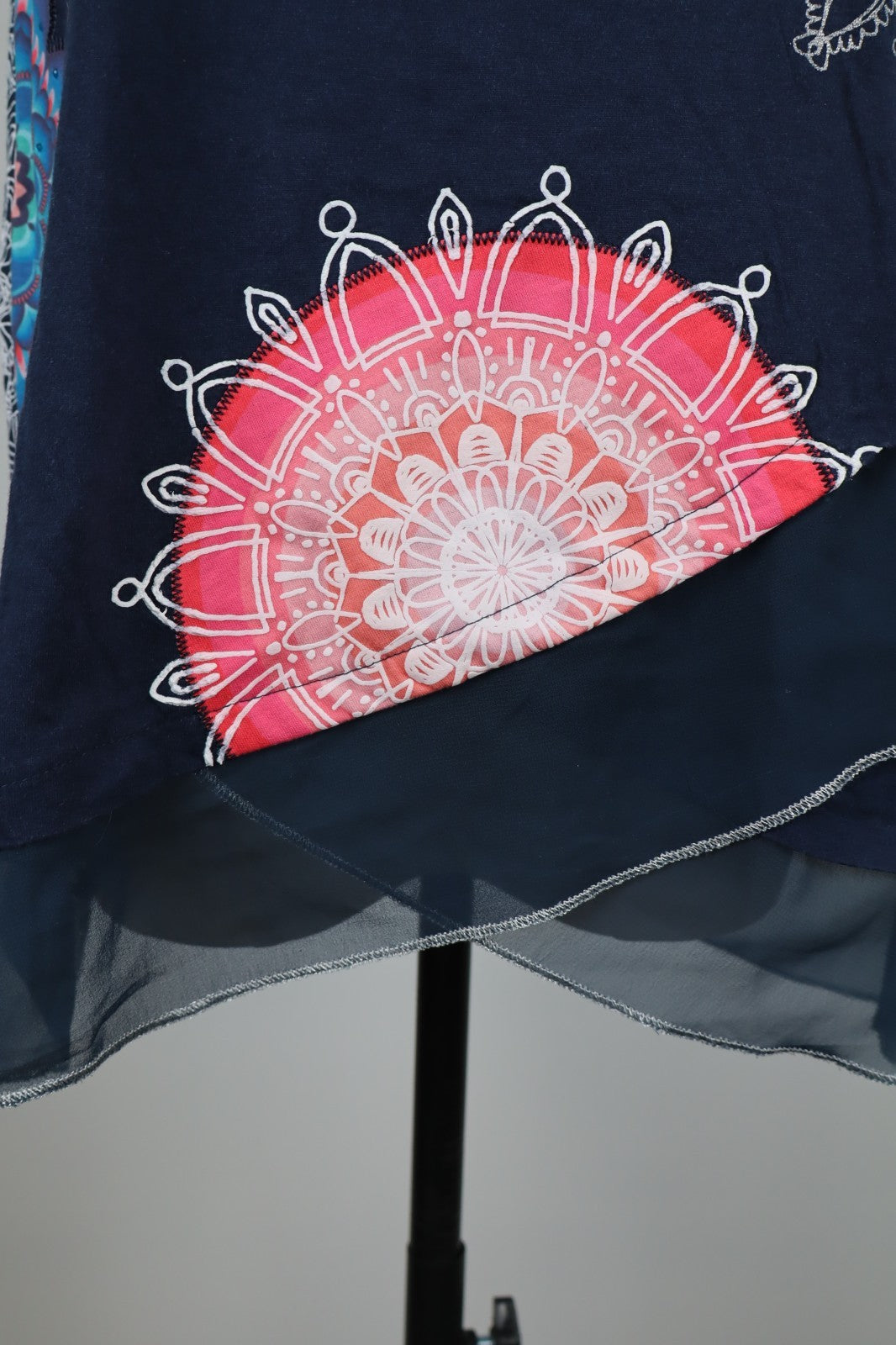 DESIGUAL MAGLIA DONNA TG. L WOMAN CASUAL VINTAGE T-SHIRT COTONE