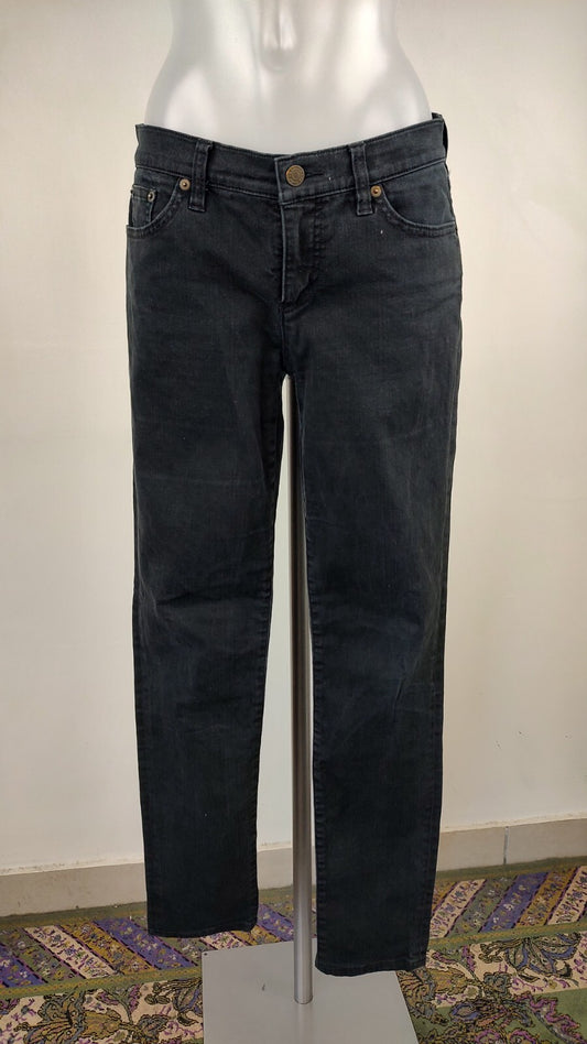 RALPH LAUREN PANTALONE CASUAL DONNA TG 2 WOMAN VINTAGE PANTS COTONE