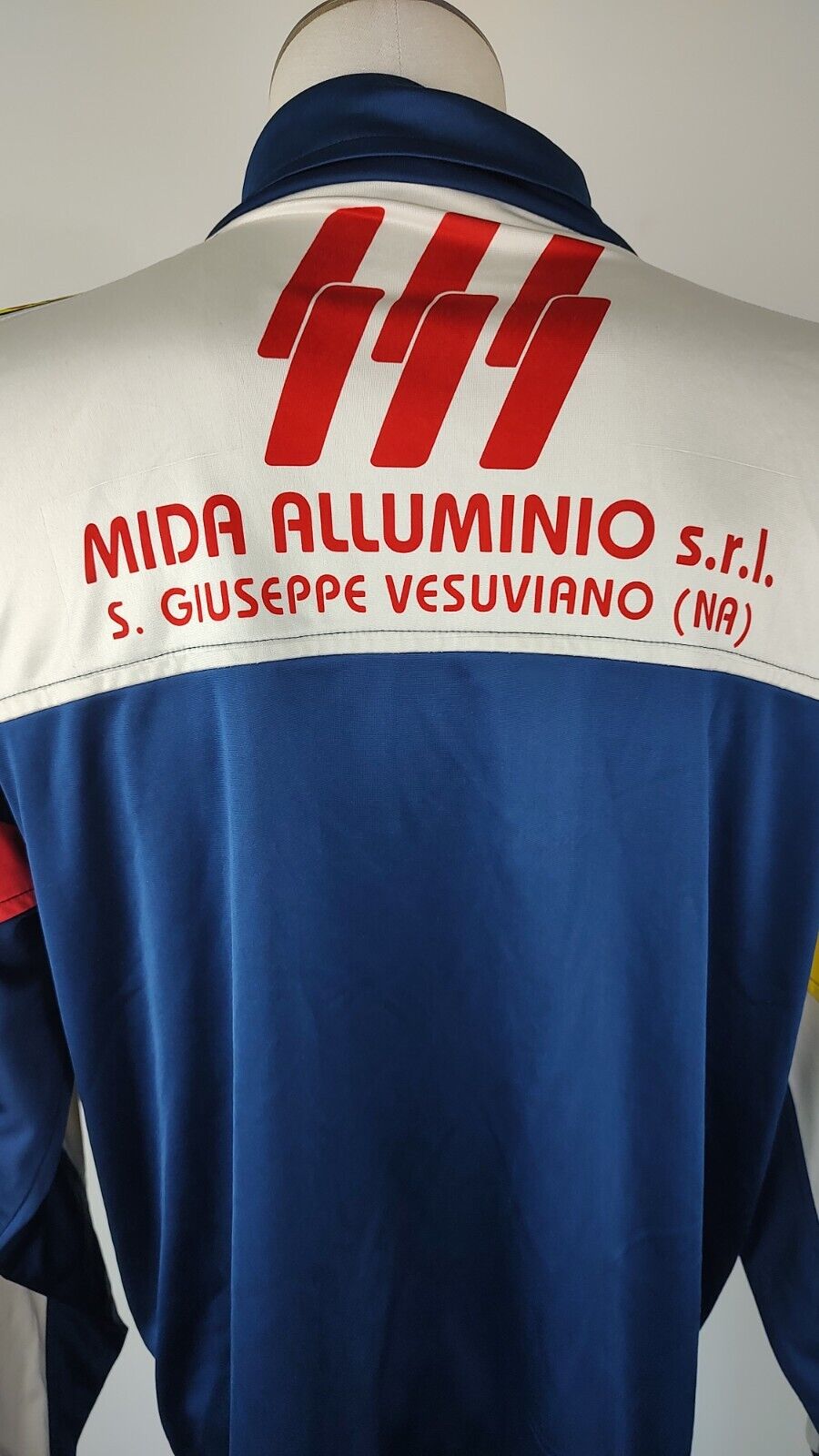 DEVI'S STRIANO GIACCA SPORT CALCIO UOMO Tg L MAN VINTAGE JACKET