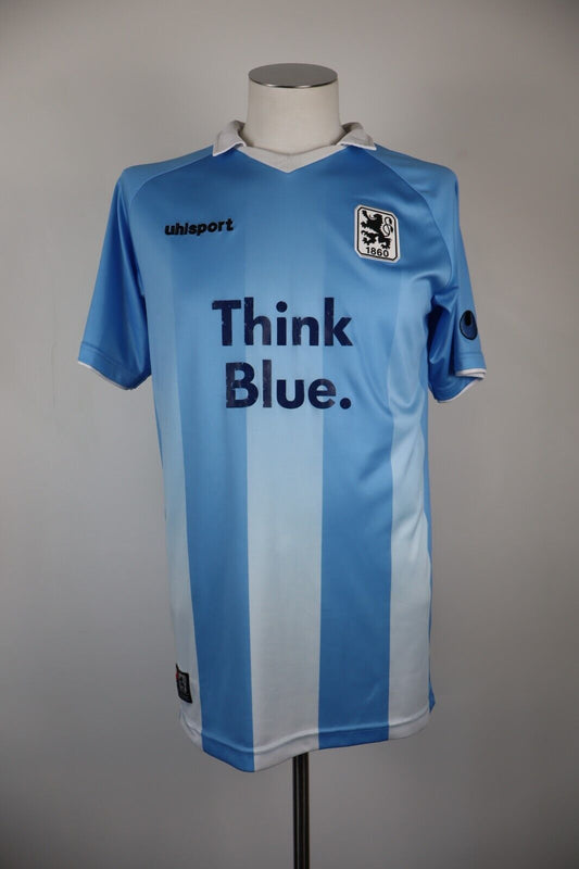 UHL SPORT TSV MONACO 1860  N. 8  MUNZINGER MAGLIA CALCIO UOMO Tg M SOCCER JERSEY