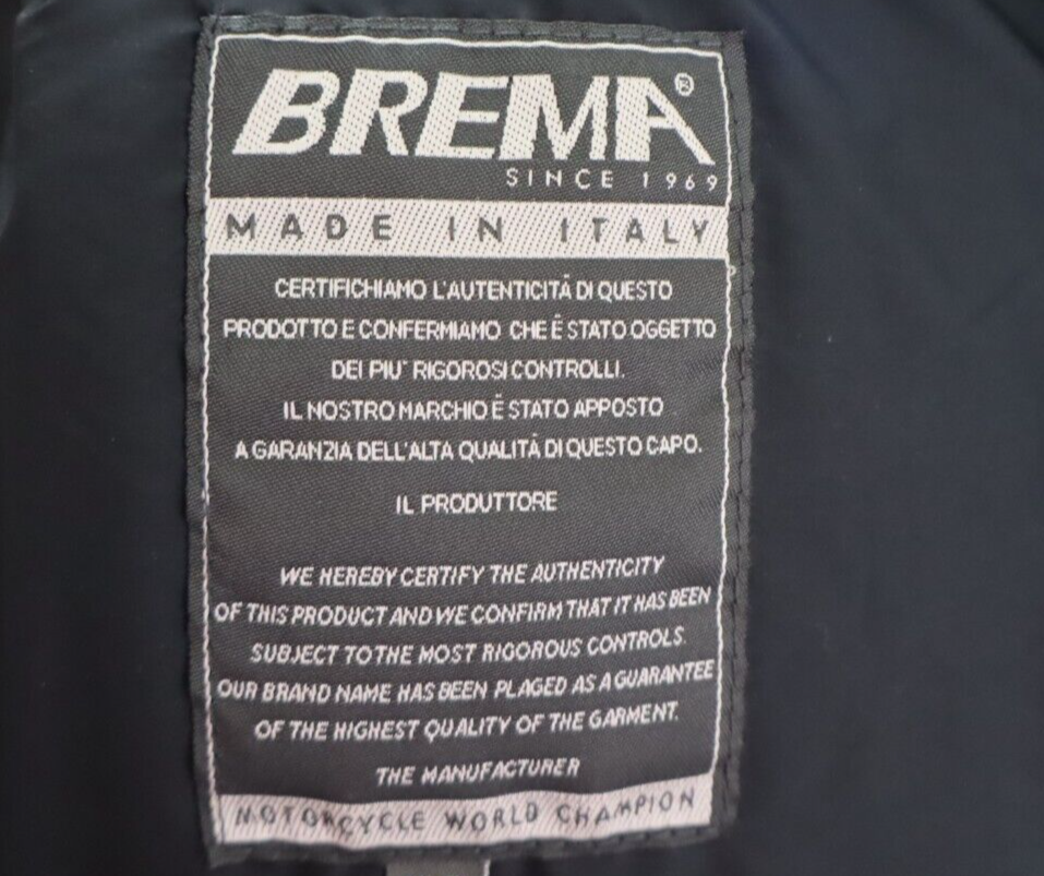 BREMA GIUBBINO SMANICATO GILET UOMO TG 50 MAN CASUAL VINTAGE JACKET