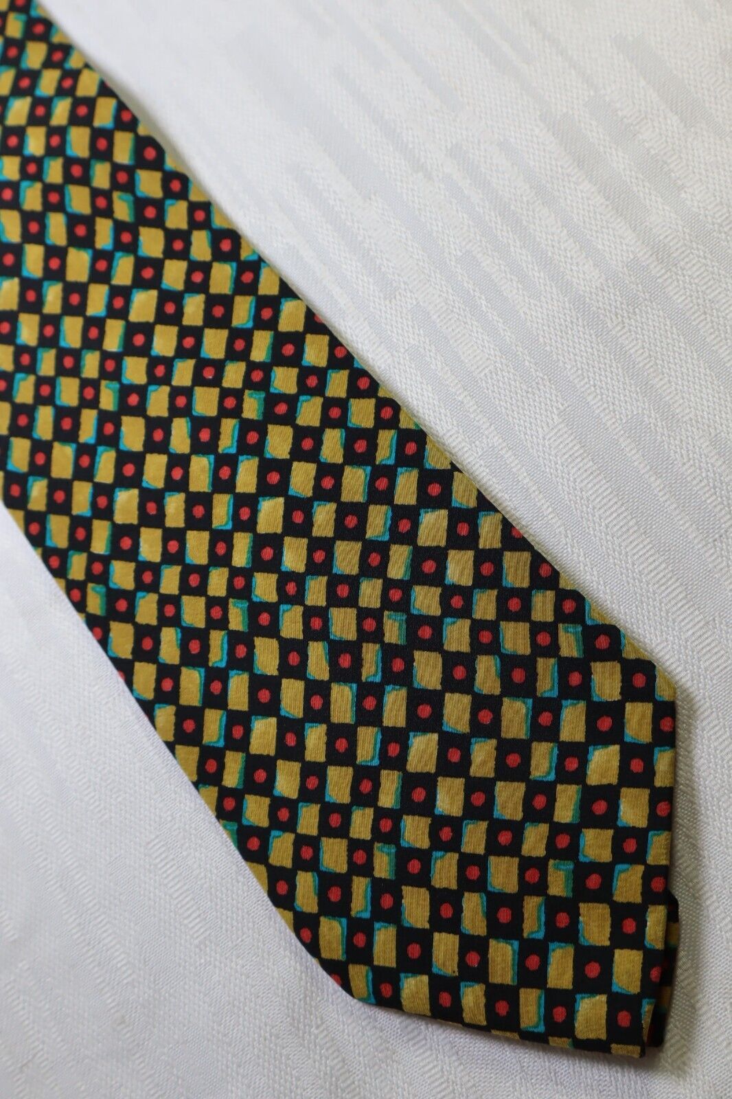 GIANFRANCO FERRE' 100% SETA SILK TIE CRAVATTA NECKTIE ITALY VINTAGE CLASSIC UOMO