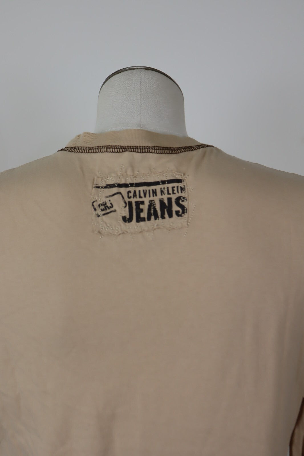 CALVIN KLEIN CK MAGLIA UOMO TG. L MAN T-SHIRT CASUAL VINTAGE COTONE