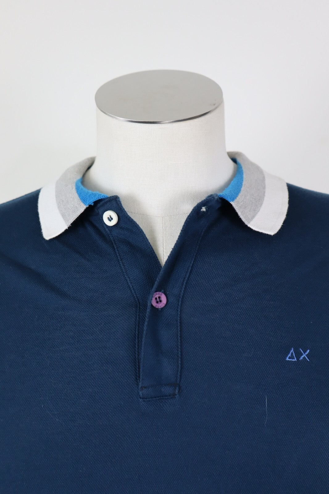 SUN68 POLO MAGLIA UOMO COTONE TG. L MAN COTTON SHIRT CASUAL VINTAGE