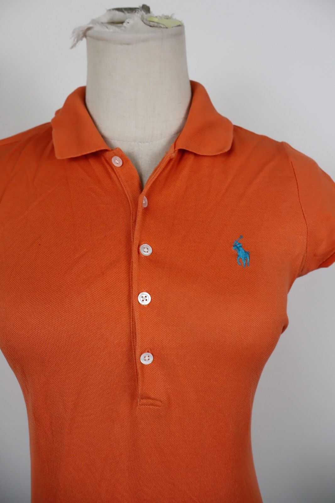RALPH LAUREN POLO MAGLIA T-SHIRT DONNA COTONE TG S WOMAN CASUAL VINTAGE