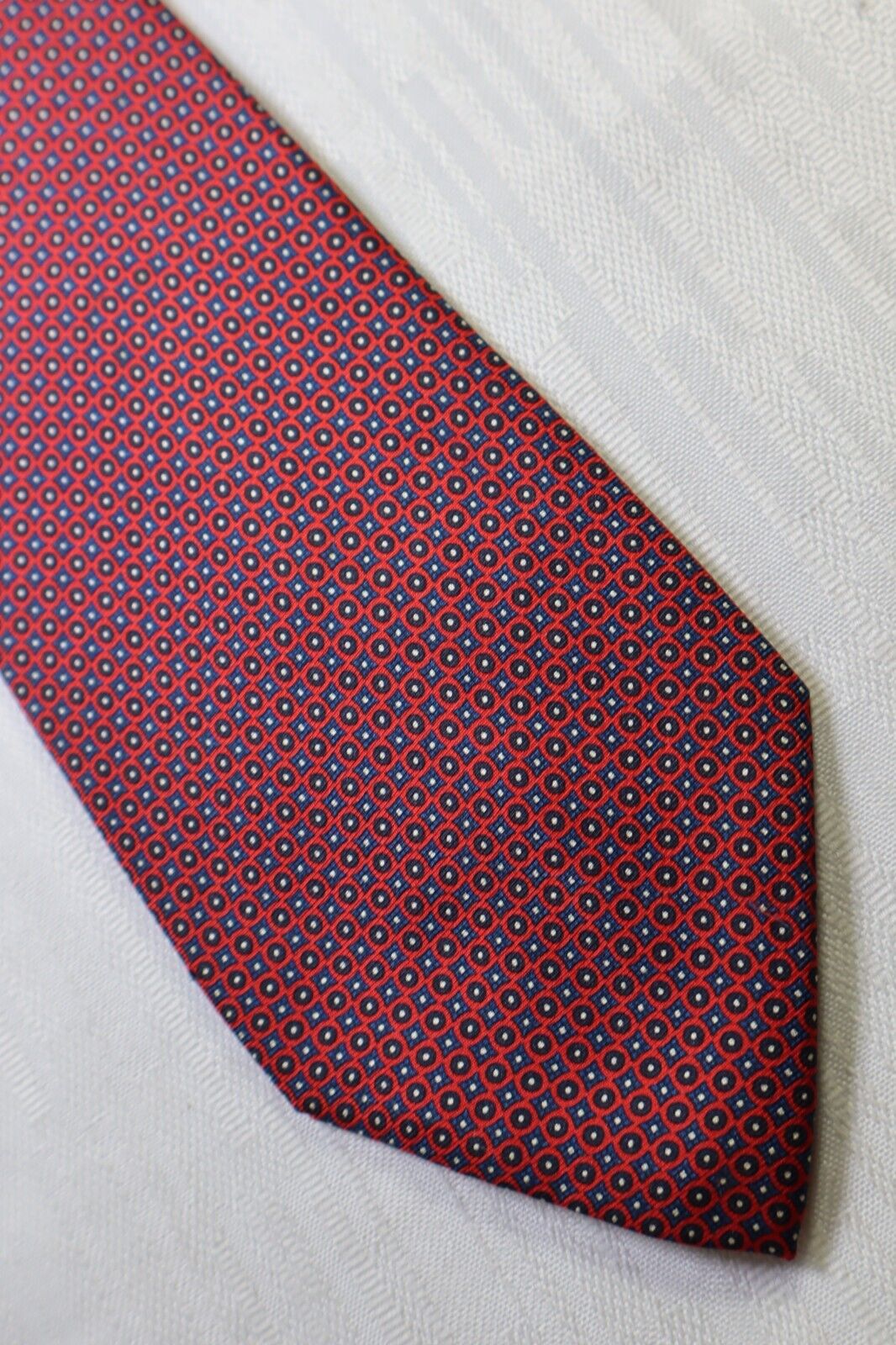 ROXY 100% SETA SILK TIE CRAVATTA NECKTIE VINTAGE CLASSIC ITALY