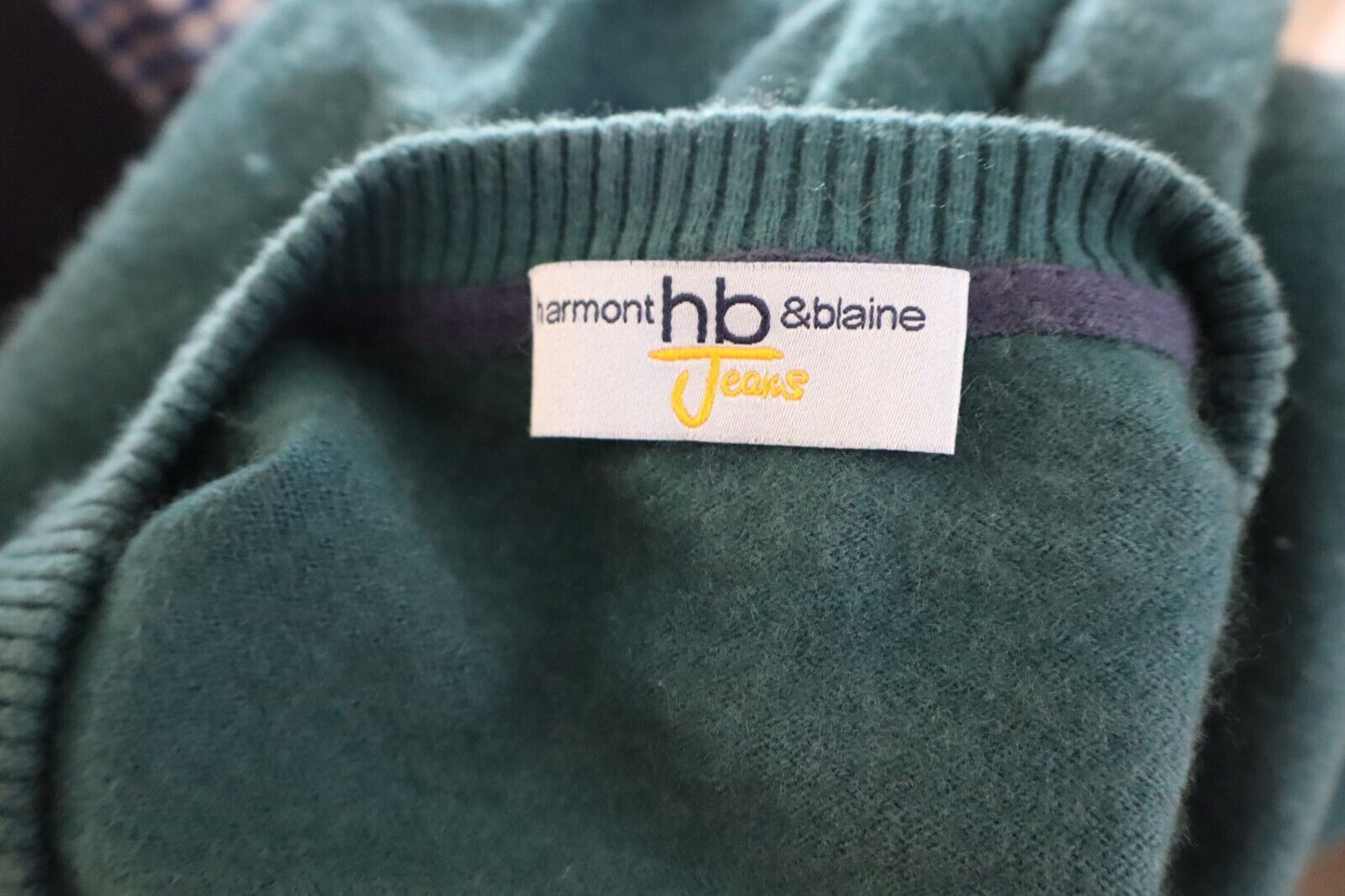 HARMONT & BLAINE MAGLIONE UOMO Tg. XL MAN SWEATER CASUAL COTONE CASHMERE LANA