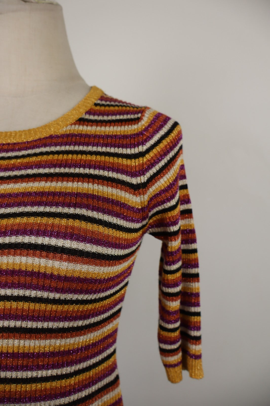 LIU JO MILANO MAGLIA DONNA TG. S WOMAN CASUAL VINTAGE T-SHIRT MANICA A 3/4