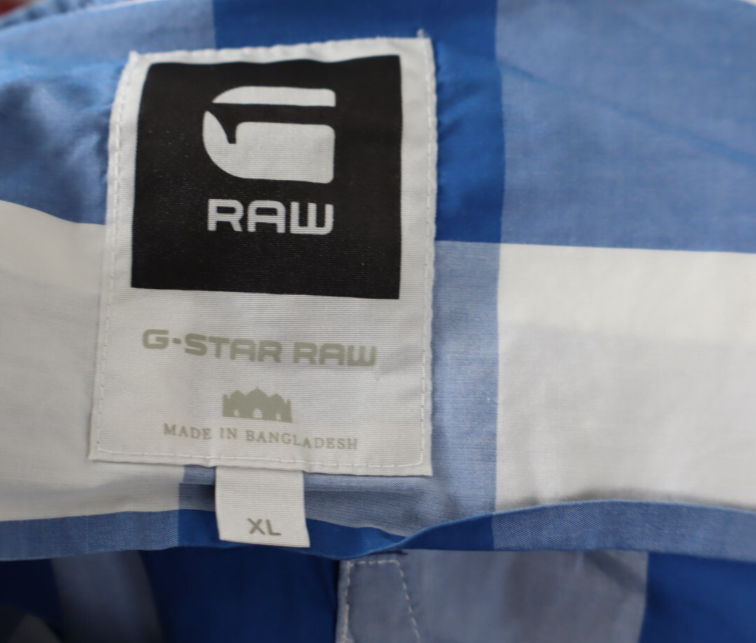 G-STAR RAW CAMICIA SHIRT UOMO Tg XL MAN VINTAGE CASUAL COTONE