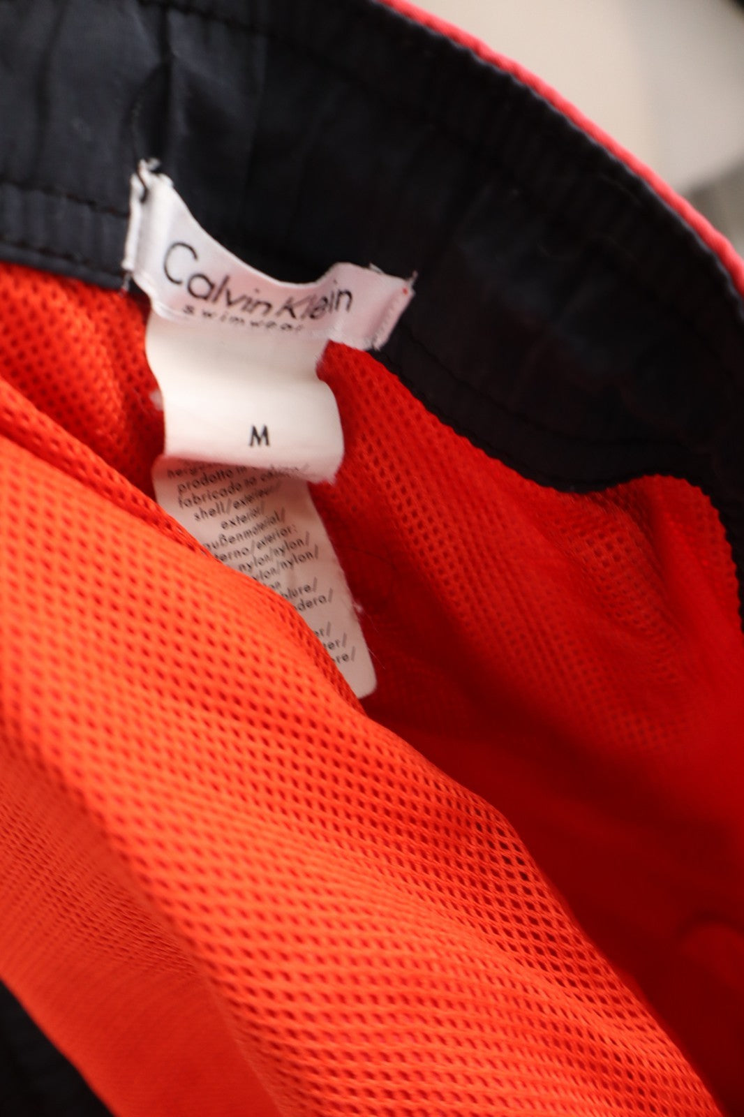 CALVIN KLEIN COSTUME PANTALONCINO MARE UOMO TG M MEN SWIMSUIT VINTAGE CASUAL