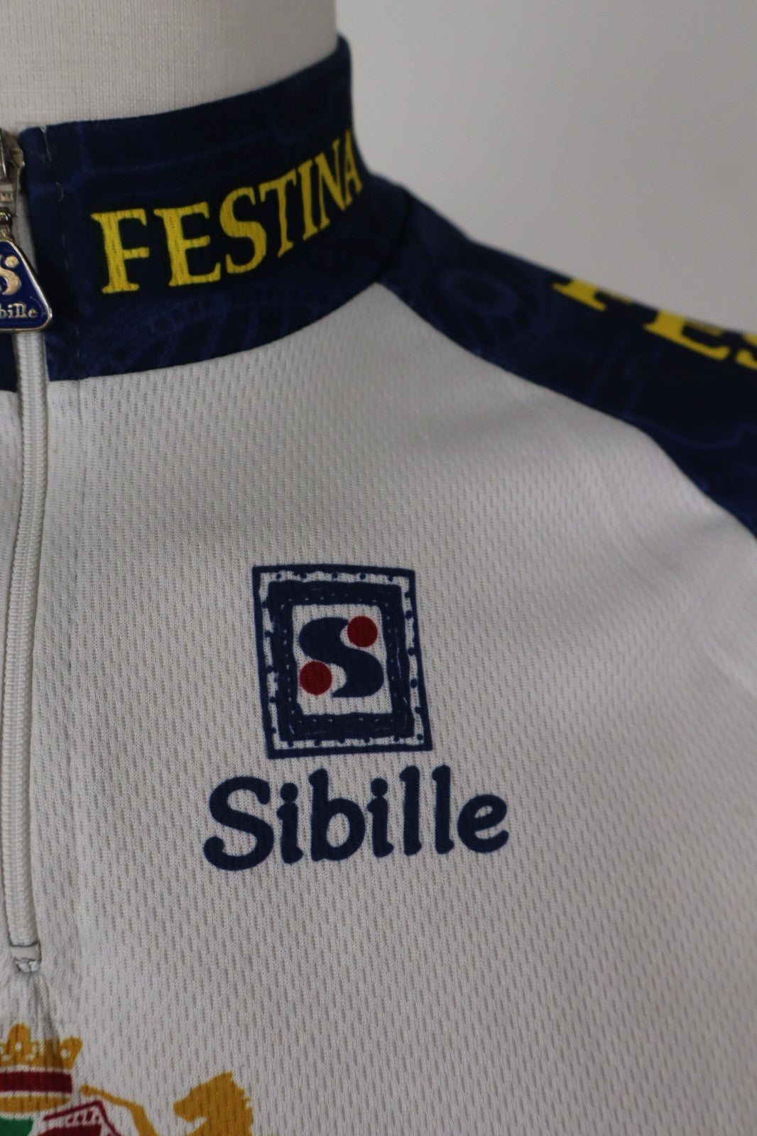 SIBILLE TEAM FESTINA MAGLIA CICLISMO UOMO TG. L  MAN T-SHIRT SPORT BIKE