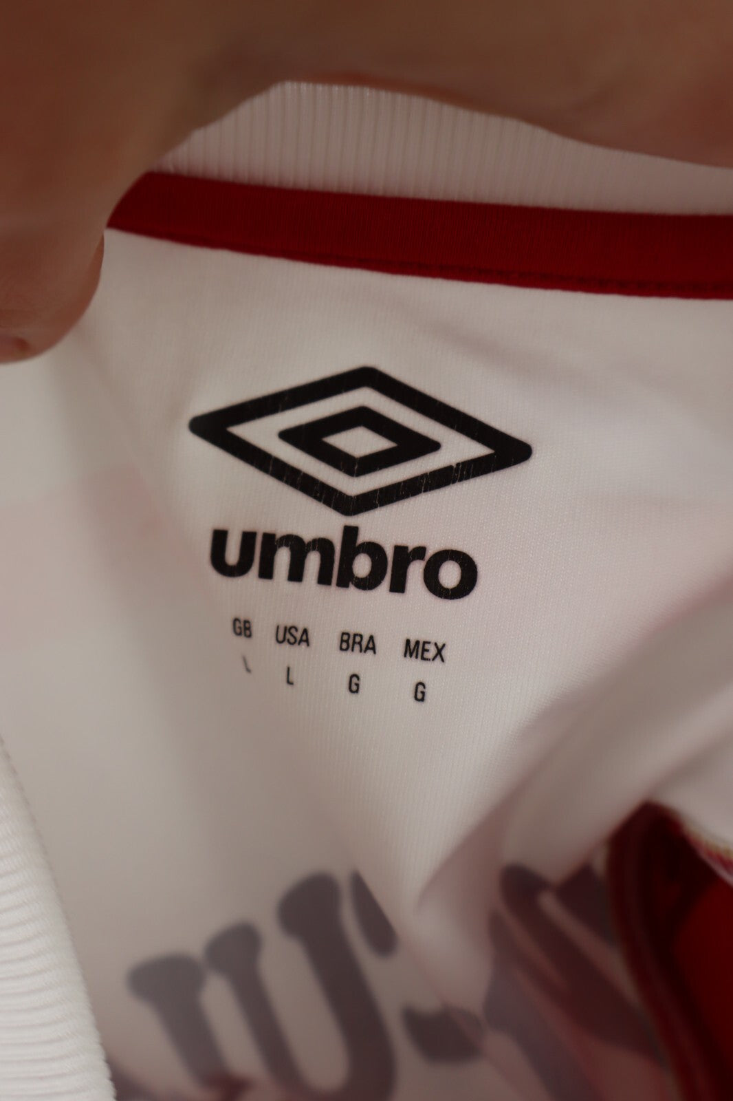 UMBRO PERU' ADVINCULA N 17 MAGLIA CALCIO TRIKOT UOMO Tg L SOCCER JERSEY VINTAGE