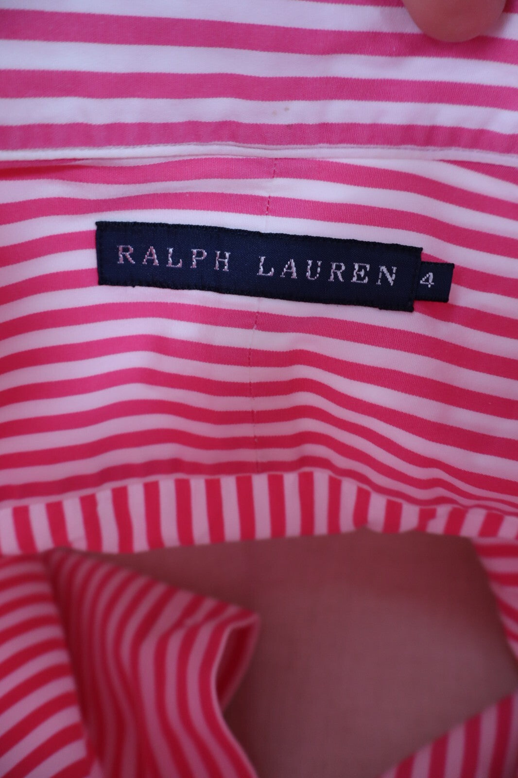 RALPH LAUREN CAMICIA DONNA TG. 4 WOMAN SHIRT CASUAL VINTAGE COTONE