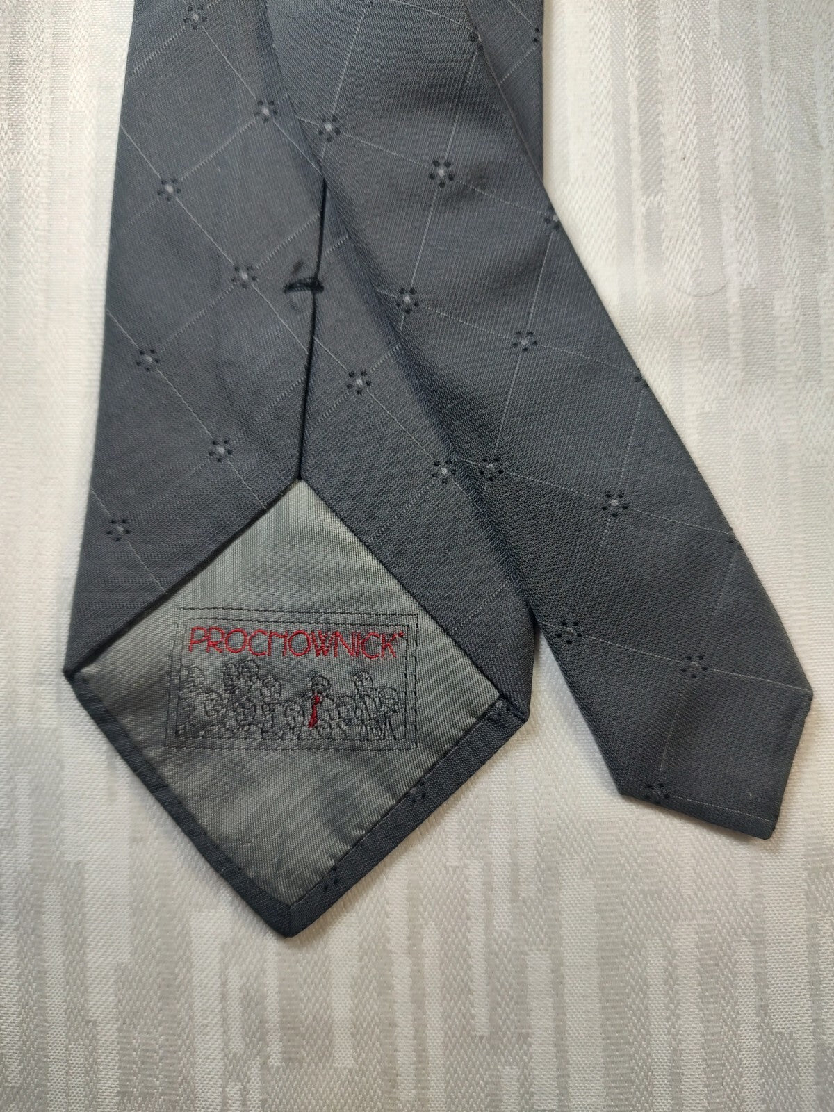 PROCHOWNICK 100% SILK TIE SETA CRAVATTA NECKTIE MADE IN ITALY CLASSIC