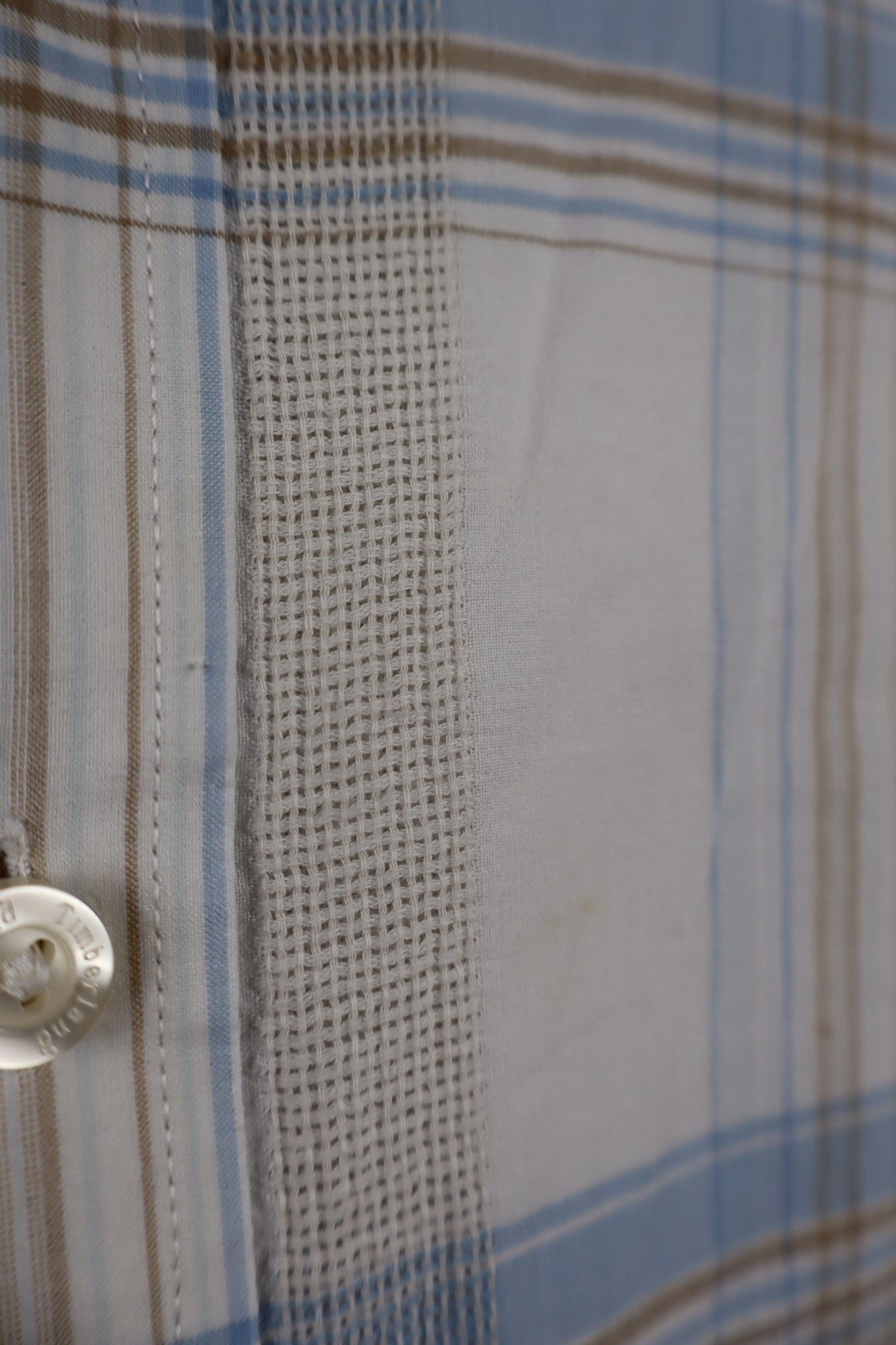 TIMBERLAND CAMICIA UOMO TG M MAN CASUAL VINTAGE SHIRT COTONE COTTON MANICA LUNGA