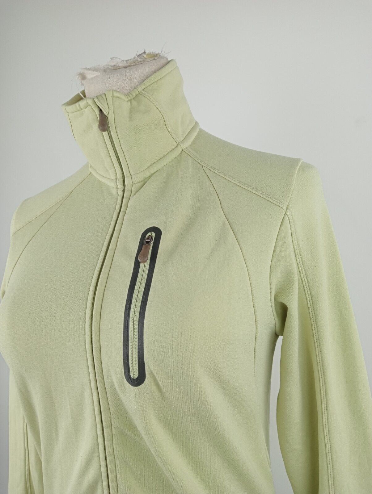 COLUMBIA FELPA CON ZIP JACKET DONNA Tg XS WOMEN CASUAL VINTAGE SPORT SWEATSHIRT