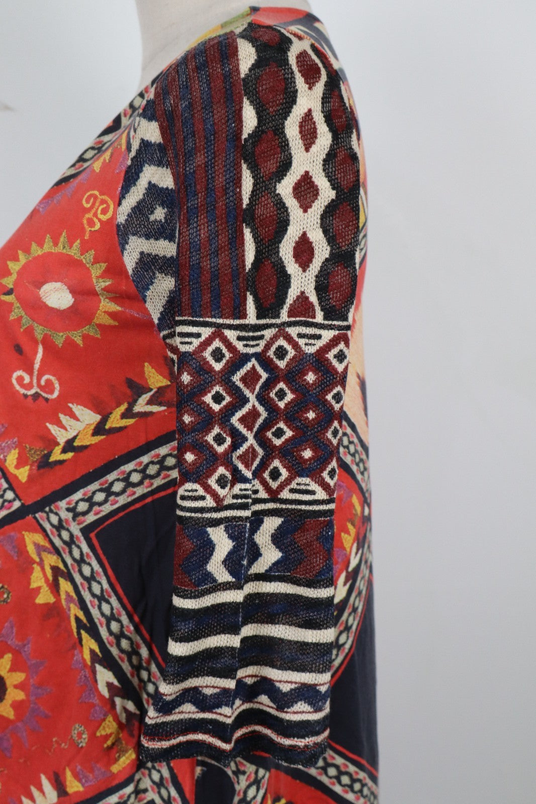 DESIGUAL VESTITO ABITO DONNA TG. S SHORT WOMAN CASUAL VINTAGE DRESS