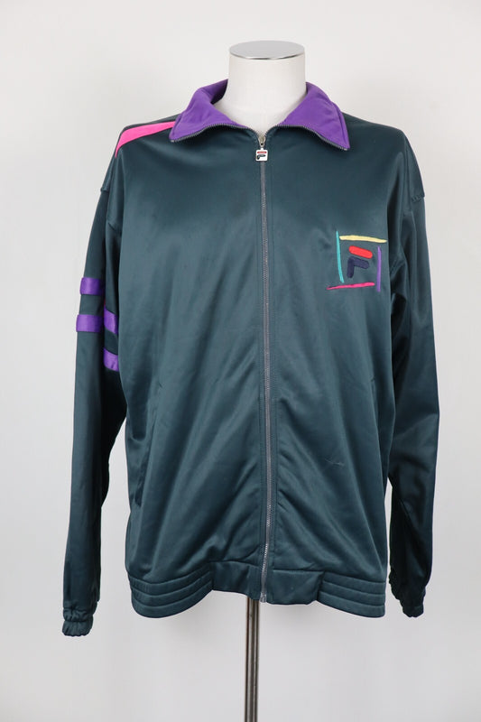 FILA GIACCA SPORTIVA UOMO TG 54 MAN SPORT VINTAGE CASUAL JACKET