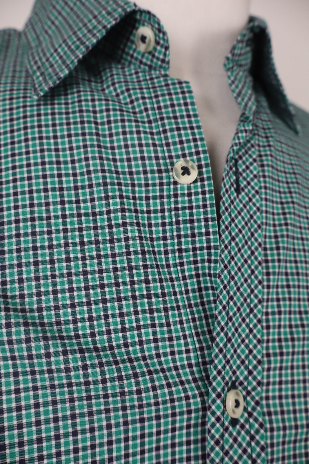 LACOSTE CAMICIA MANICA LUNGA UOMO TG 39 MAN CASUAL VINTAGE SHIRT COTONE LOGO