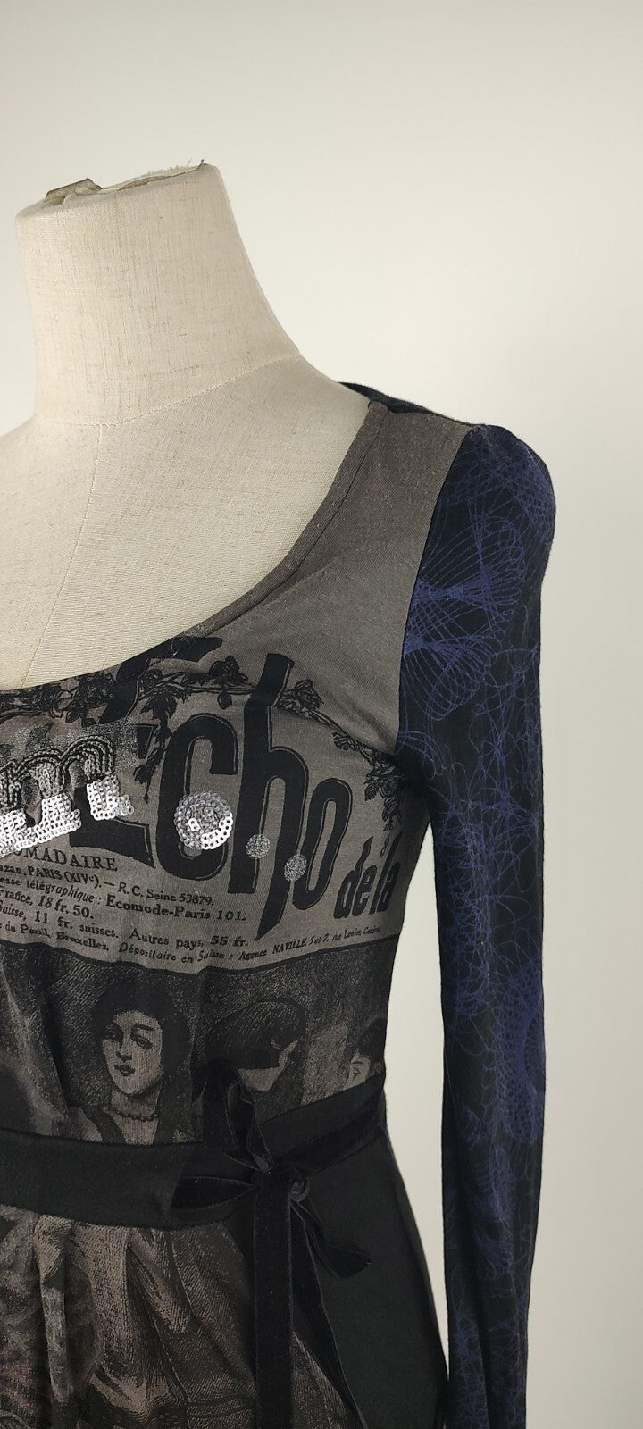 DESIGUAL VESTITO DONNA TG. M WOMAN CASUAL VINTAGE DRESS