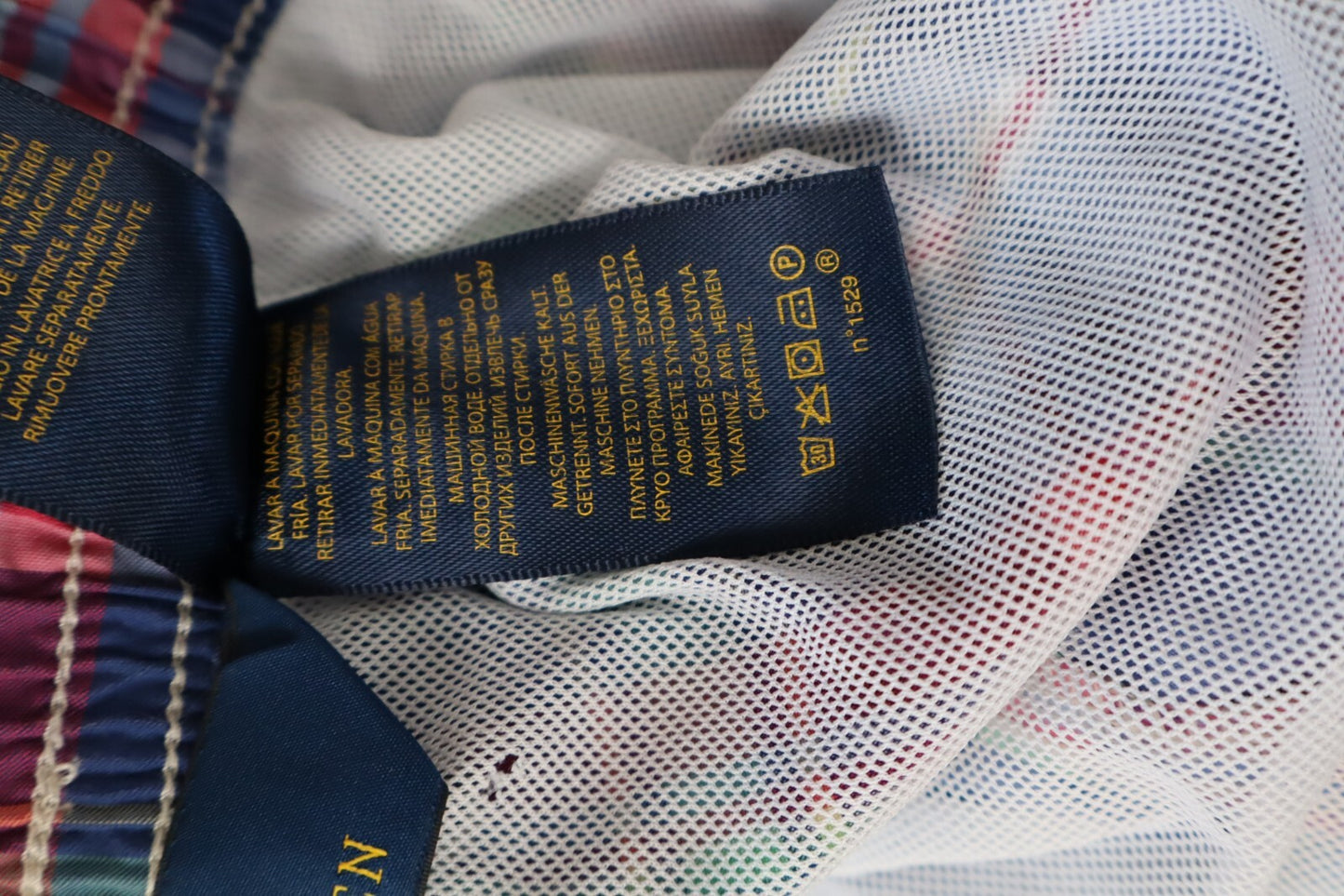 RALPH LAUREN COSTUME PANTALONCINO MARE UOMO TG L MEN SWIMSUIT VINTAGE CASUAL