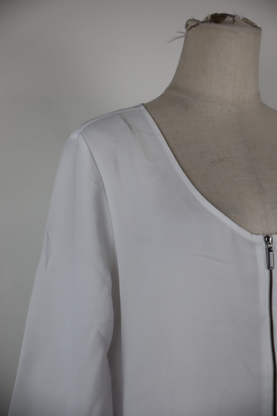 ARMANI EXCHANGE MAGLIA BLUSA DONNA TG S WOMAN CASUAL VINTAGE TOP T-SHIRT CON ZIP