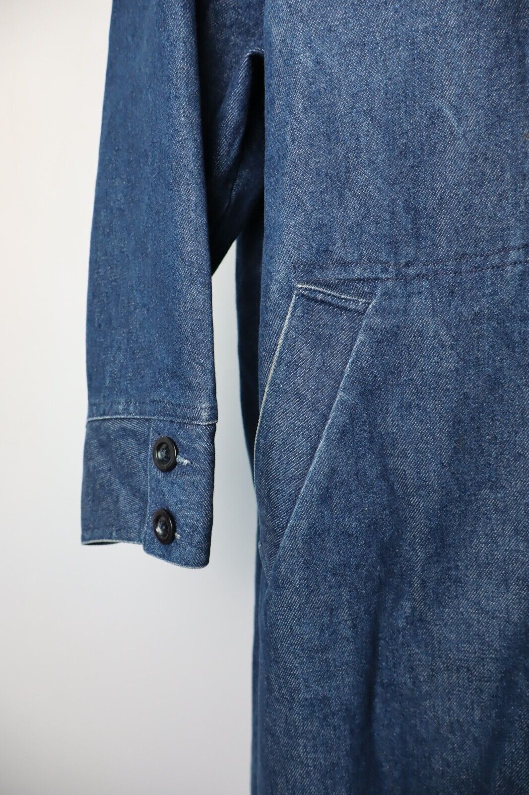 ENRICO COVERI GIUBBINO SPALLINE JEANS DENIM DONNA L WOMAN CASUAL JACKET VINTAGE