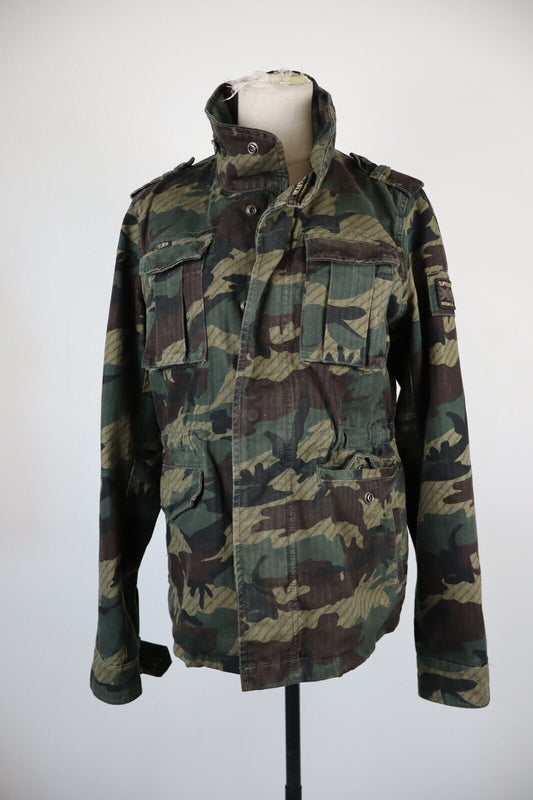 SUPERDRY GIUBBINO GIACCA DONNA TG 40 WOMAN JACKET CASUAL VINTAGE COTONE