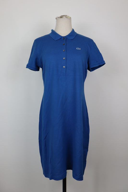 LACOSTE VESTITO POLO DONNA TG. 42 WOMAN CASUAL VINTAGE DRESS COTONE