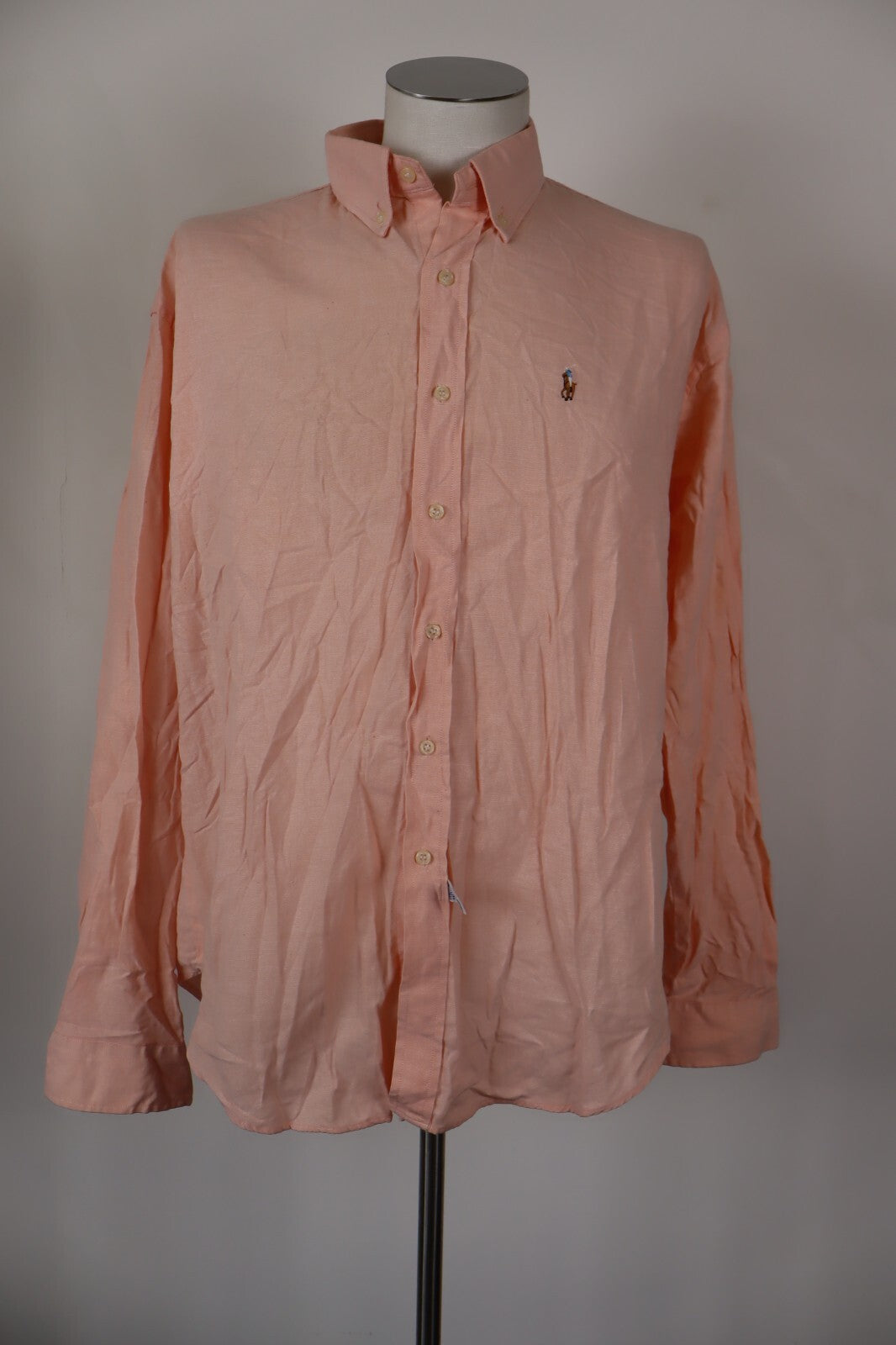 RALPH LAUREN CAMICIA UOMO TG. XL MAN CASUAL VINTAGE SHIRT COTONE COTTON