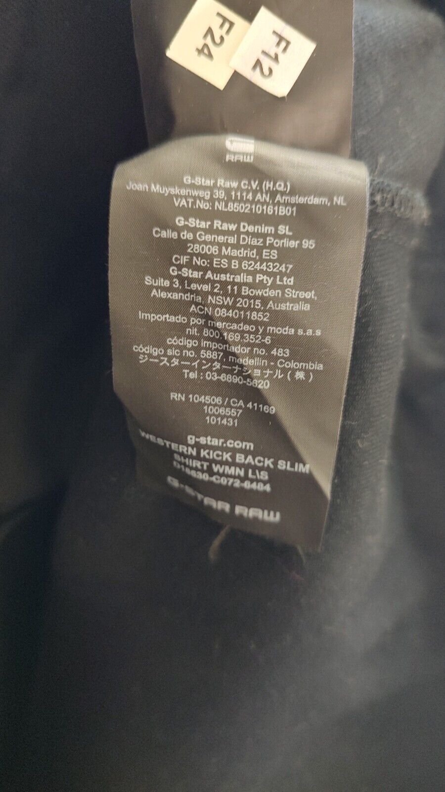 G-STAR CAMICIA SHIRT UOMO Tg S MAN VINTAGE CASUAL COTONE