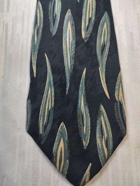 GALLIENI 100% SILK TIE SETA CRAVATTA NECKTIE MADE IN ITALY CLASSIC