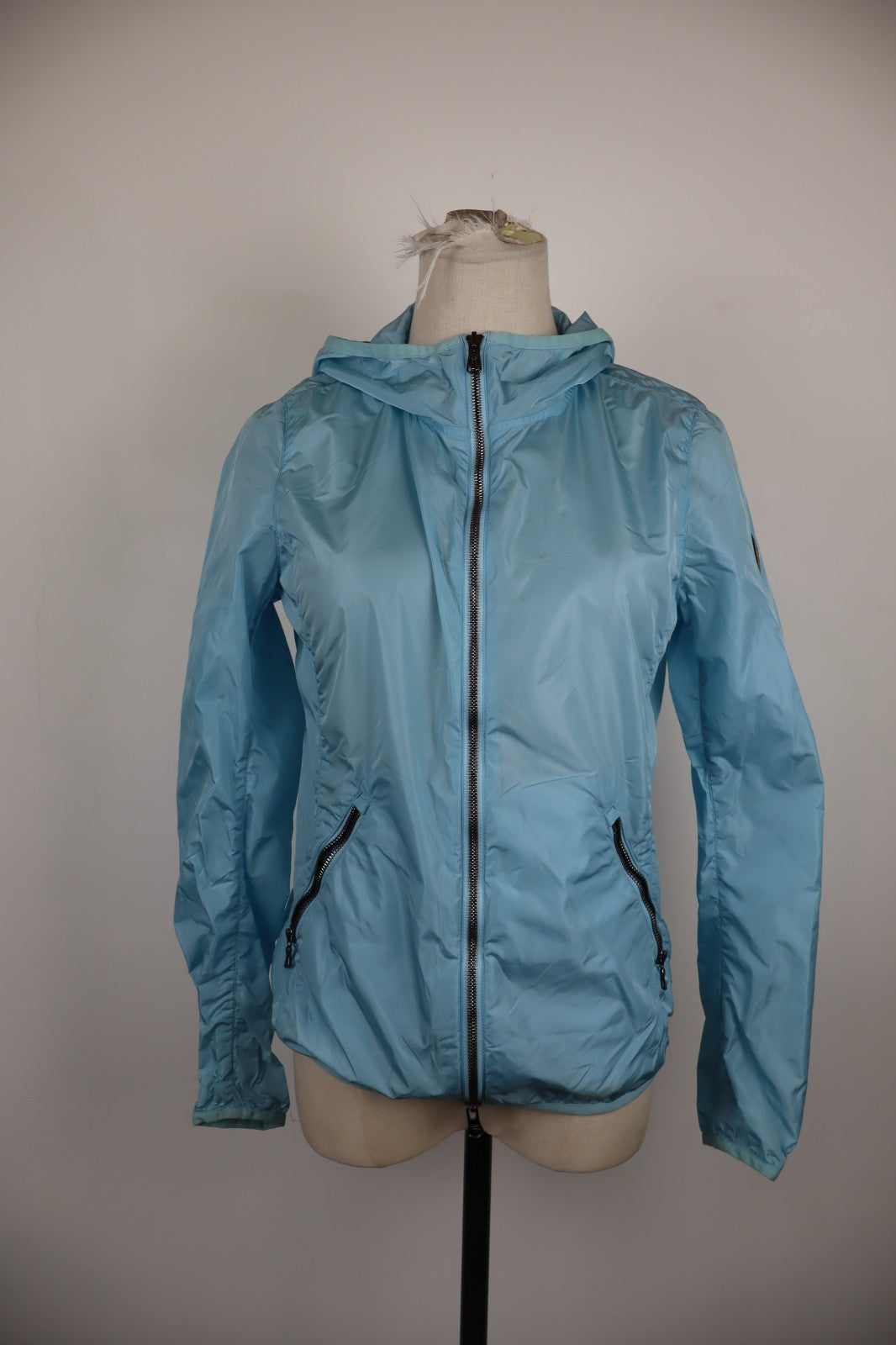 COLMAR KWAY GIUBBINO DONNA S WOMEN IMPERMEABILE CASUAL JACKET VINTAGE CELESTE