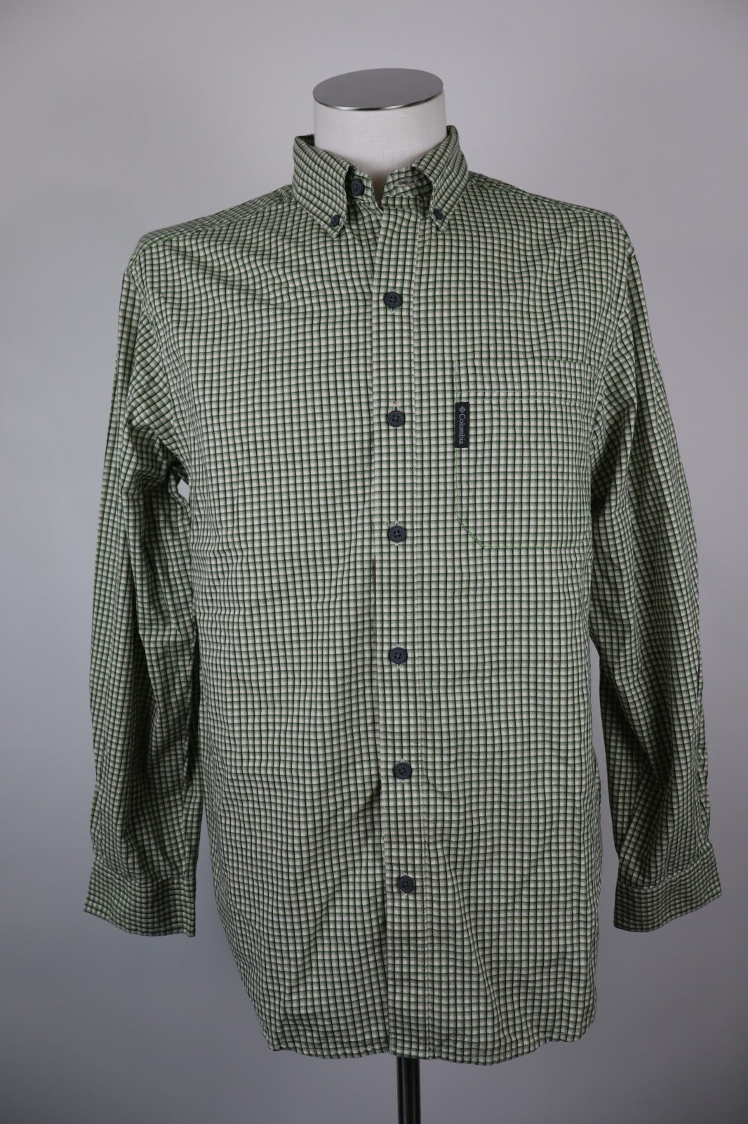 COLUMBIA CAMICIA UOMO TG. S MAN CASUAL VINTAGE  SHIRT COTONE COTTON