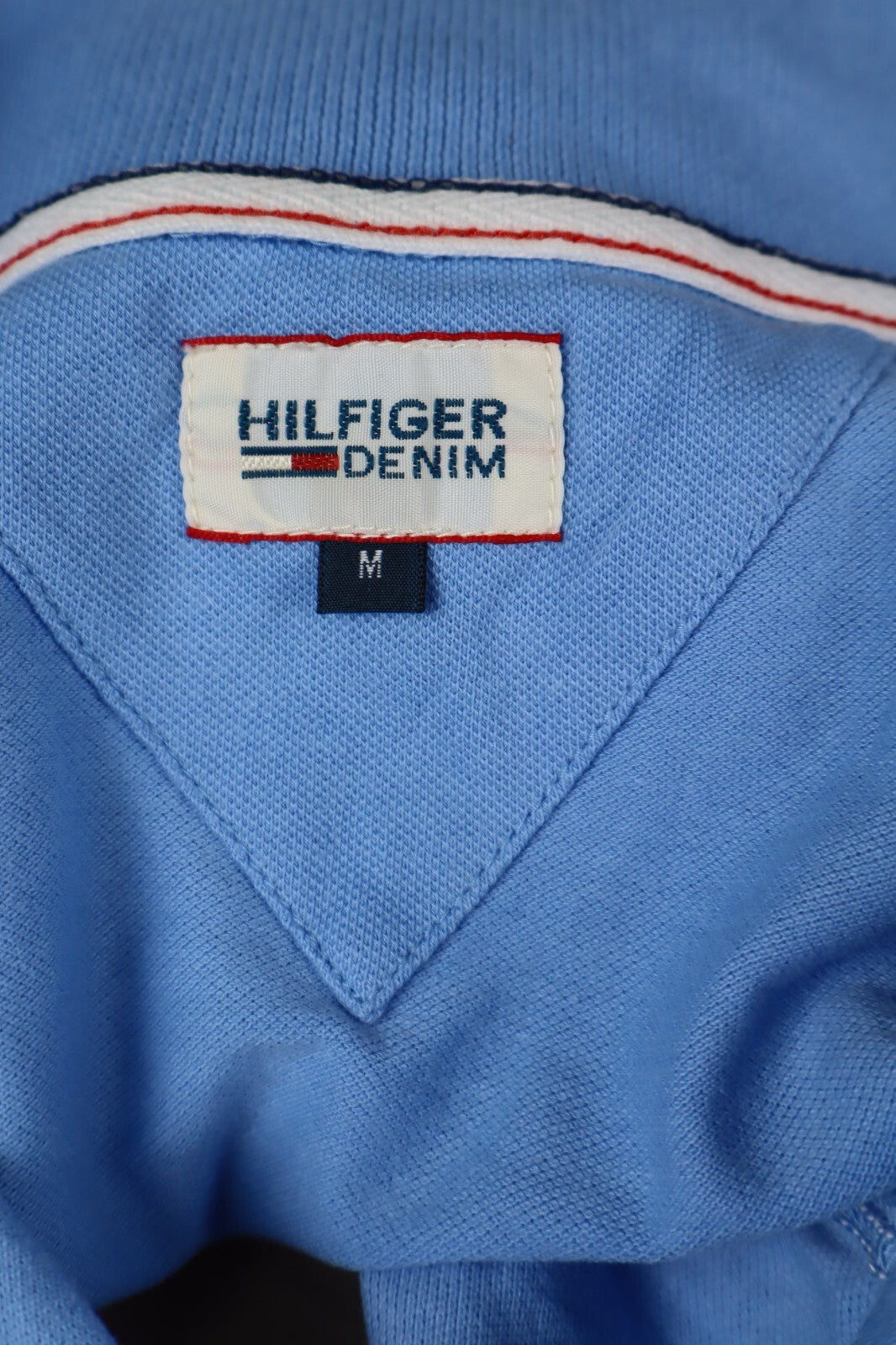 TOMMY HILFIGER DENIM POLO MAGLIA T-SHIRT DONNA COTONE TG M WOMAN CASUAL VINTAGE