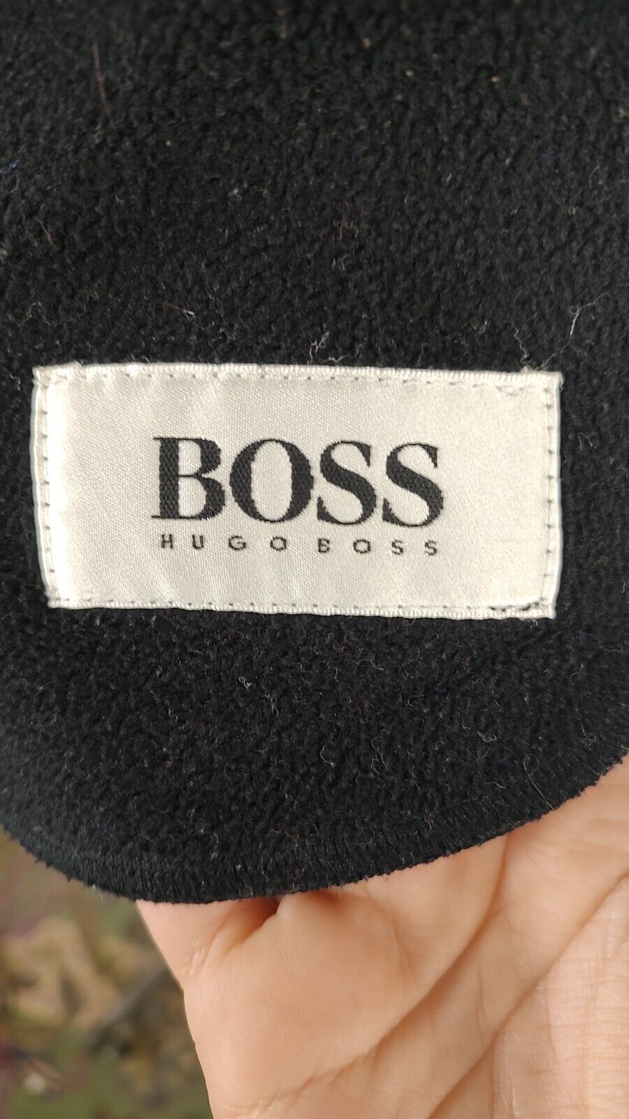HUGO BOSS SCIARPA UOMO DONNA WOMAN MAN VINTAGE CASUAL SCARF POLIESTERE PILE