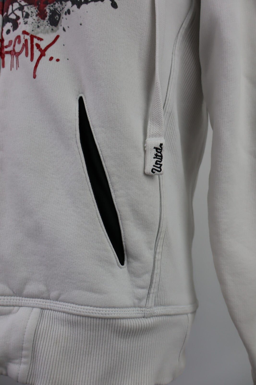 ECKO UNLTD FELPA CON ZIP MAGLIA UOMO XS MAN SPORT JACKET SWEATSHIRT HOODIE ITALY