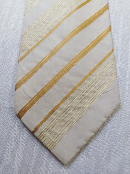 HUGO BOSS COTONE SILK TIE SETA CRAVATTA NECKTIE MADE IN ITALY CLASSIC