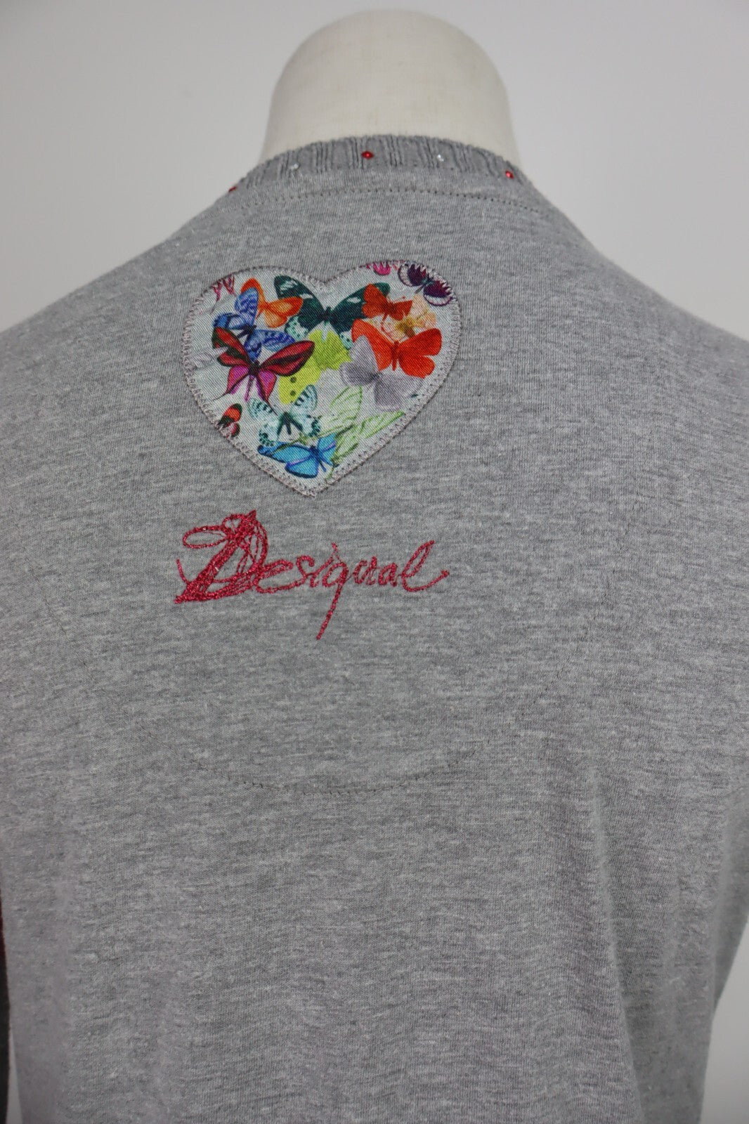 DESIGUAL MAGLIONE MAGLIA DONNA TG S WOMAN SWEATER VINTAGE CASUAL COTONE