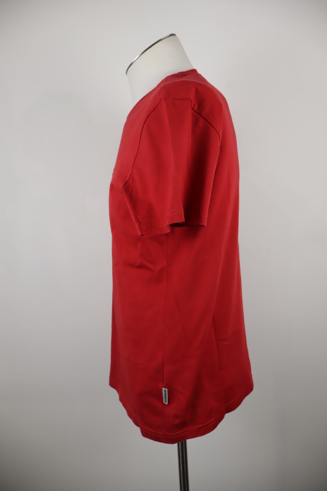 NAPAPIJRI MAGLIA COTONE UOMO TG. S MAN T- SHIRT CASUAL VINTAGE COTTON LOGO ROSSO