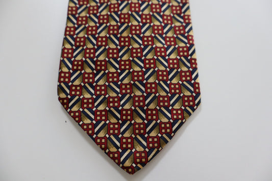 CARNAVAL DE VENISE 100% SILK TIE SETA CRAVATTA NECKTIE MADE IN ITALY CLASSIC