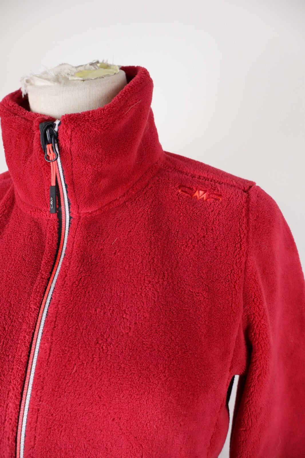 CMP FELPA CON ZIP JACKET DONNA Tg 40 WOMAN CASUAL VINTAGE SPORT SWEATSHIRT