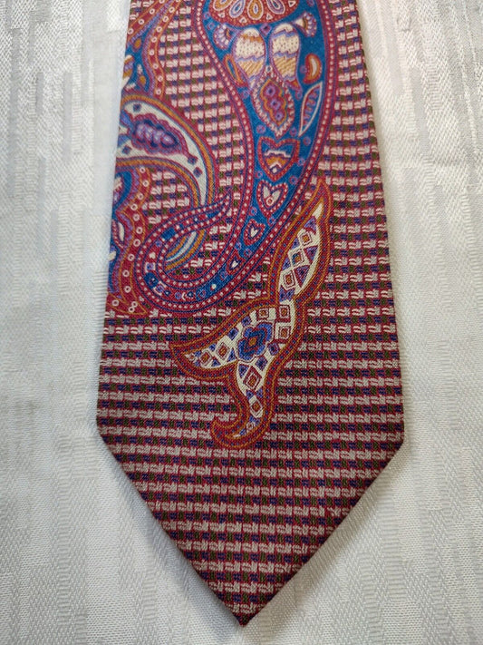 PIERRE CARDIN 100% SILK TIE SETA CRAVATTA NECKTIE MADE IN ITALIA CLASSIC