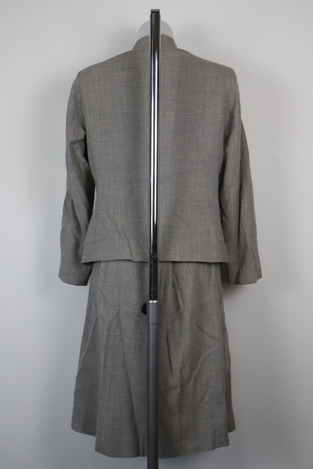 MAX MARA COMPLETO DONNA Tg. 46 GIACCA GONNA DRESS VINTAGE CASUAL SUIT LANA WOOL