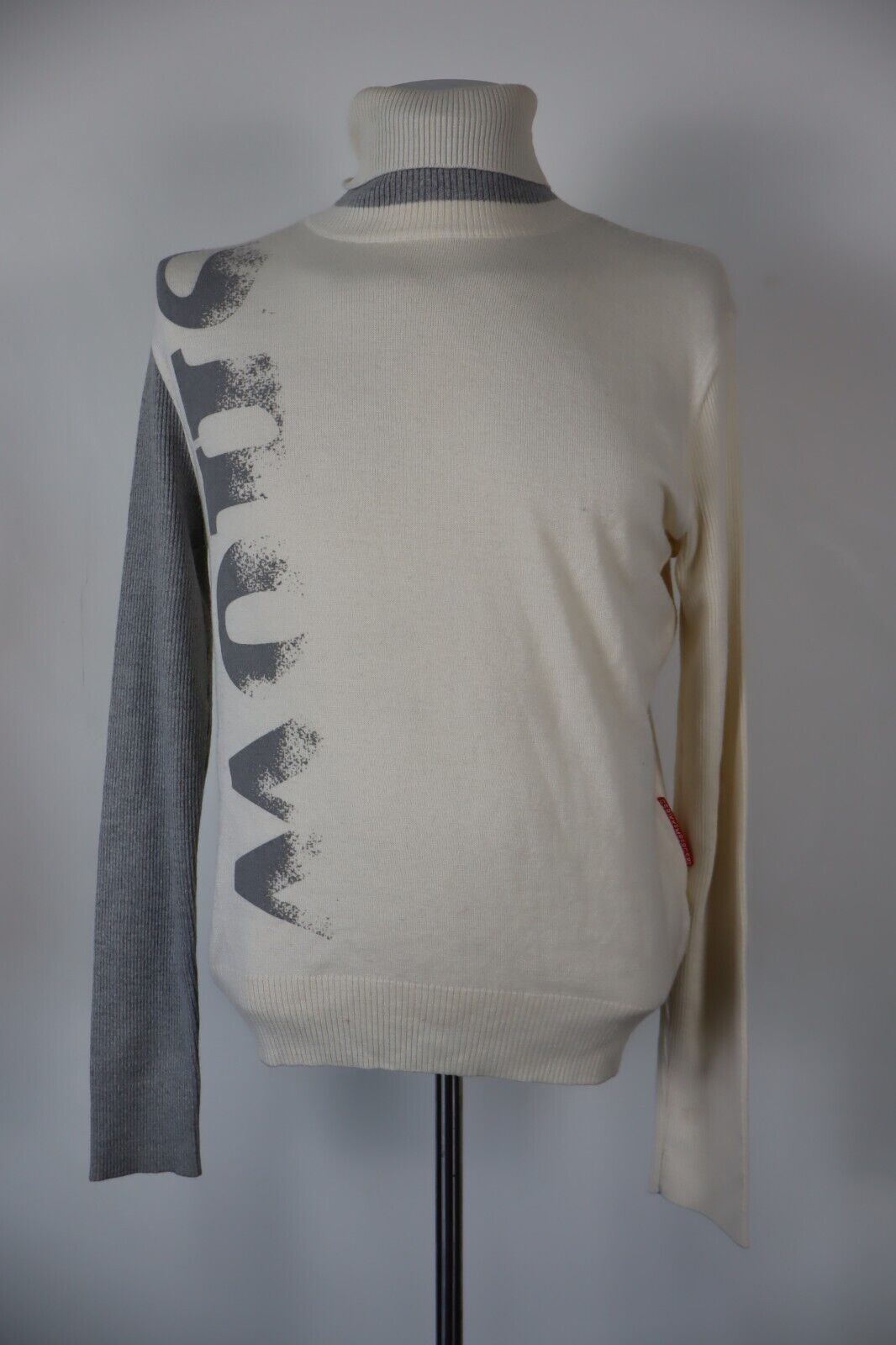 BIKKEMBERGS MAGLIONE VINTAGE UOMO Tg. XL MAN SWEATER CASUAL LANA