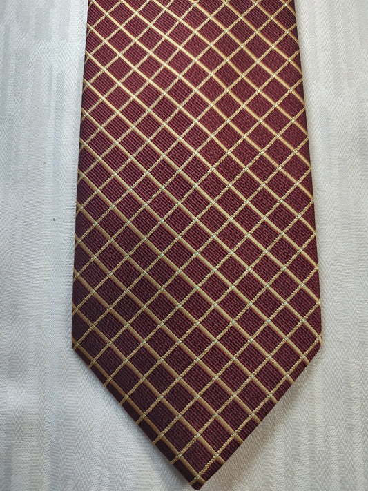 ROCCOBAROCCO 100% SILK TIE SETA CRAVATTA NECKTIE MADE IN ITALY CLASSIC