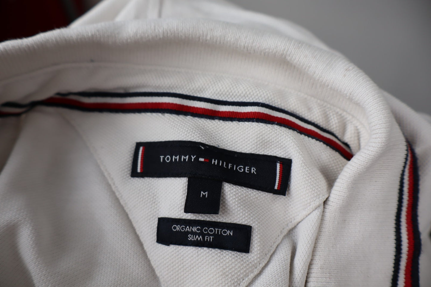TOMMY HILFIGER MAGLIA POLO UOMO M SLIM MAN T-SHIRT CASUAL VINTAGE COTONE COTTON