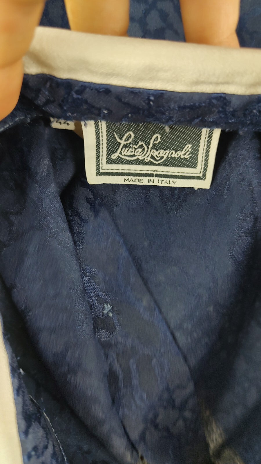 LUISA SPAGNOLI CAMICIA  DONNA TG. 44 WOMAN SHIRT CASUAL VINTAGE SETA