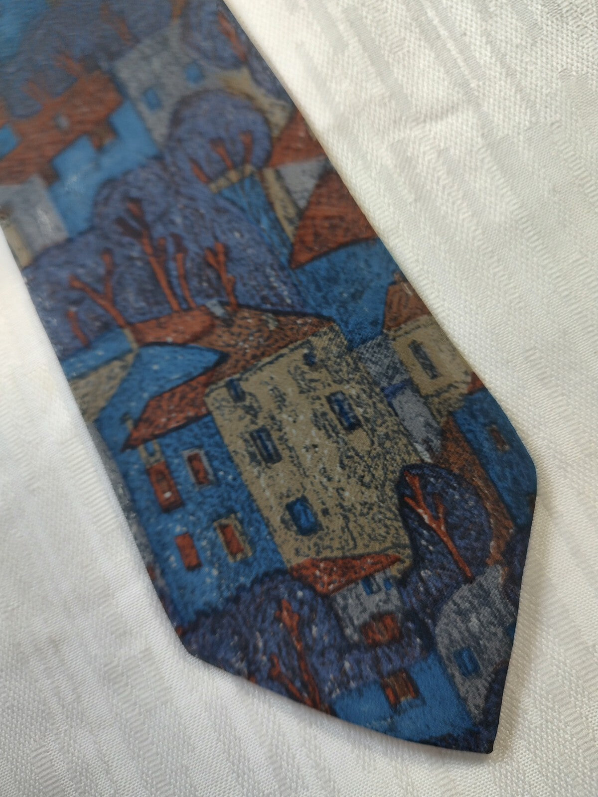 PIERRE CARDIN 100% SILK TIE SETA CRAVATTA NECKTIE MADE IN ITALIA CLASSIC